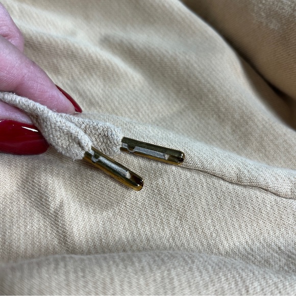 We Wore What Active Women's Classic Sweatpants Tan Sm High Rise Relaxed Joggers - Picture 7 of 14